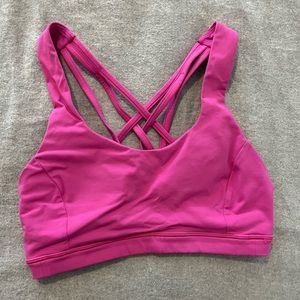 sonic pink lululemon bra